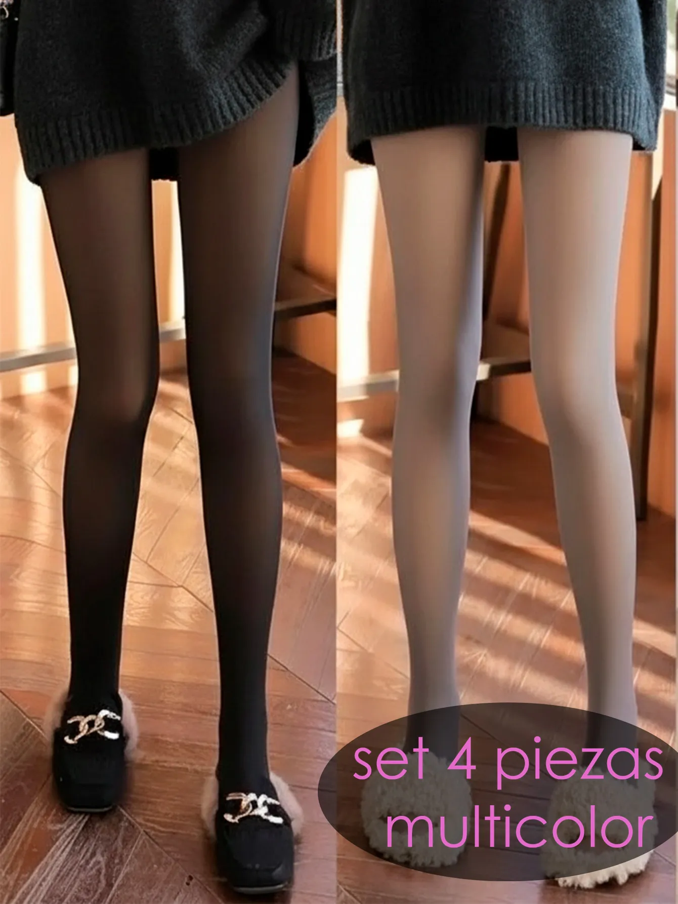 3307-UNI-NEGRO 4 PIEZAS 4681